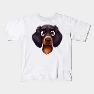 Furtastic Gordon Setter Kids T-Shirt